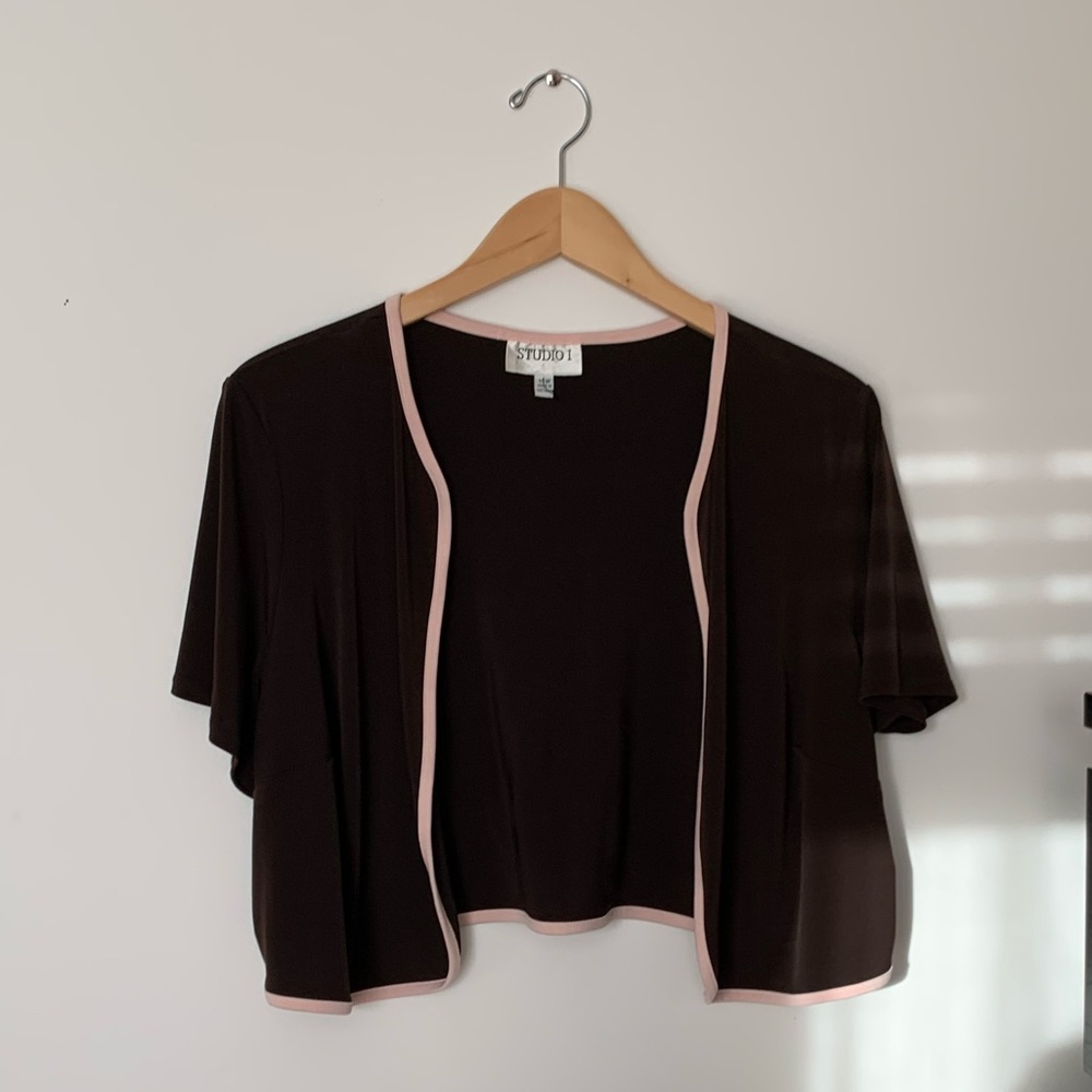 Vintage brown cover up